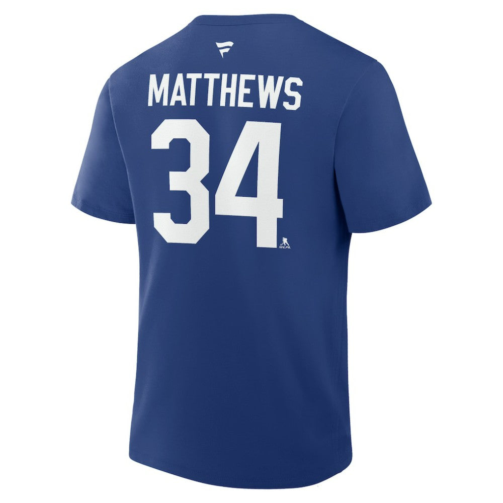 Auston Matthews Toronto Maple Leafs Fanatics Authentic Stack Name & Number T-Shirt -  NHL T-shirts