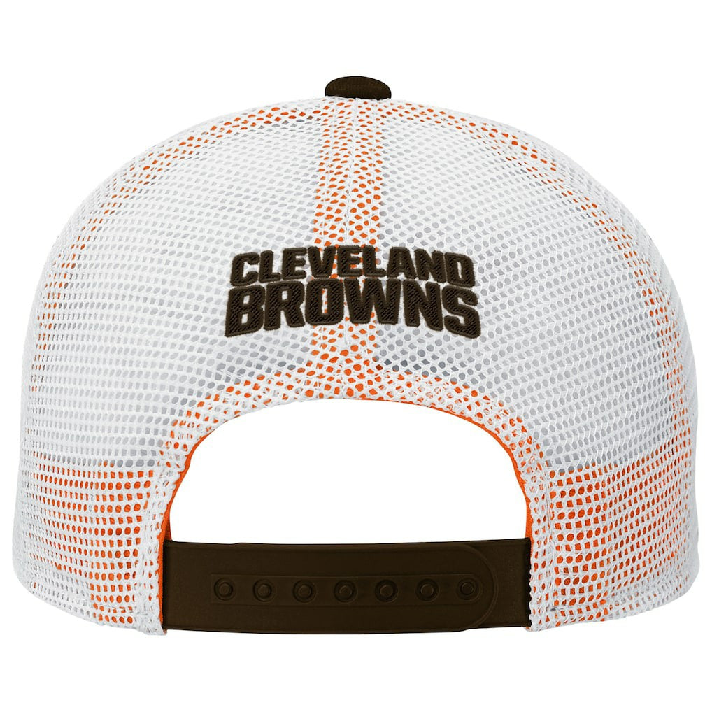 Cleveland Browns Outerstuff Preschool Core Lockup Trucker Adjustable hat | NFL Outlet