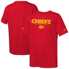 Kansas City Chiefs Youth Sideline Team Issue T-Shirt | NFL On sale