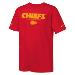 Kansas City Chiefs Youth Sideline Team Issue T-Shirt | NFL On sale
