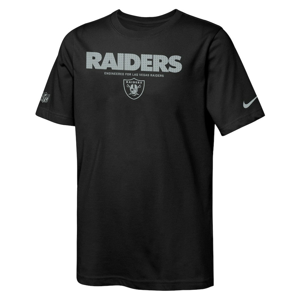Las Vegas Raiders Youth Sideline Team Issue T-Shirt | NFL Discount