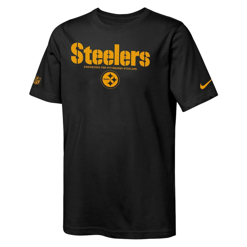 Pittsburgh Steelers Youth Sideline Team Issue T-Shirt | NFL Discount