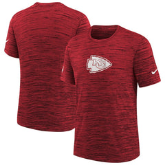 Kansas City Chiefs Youth Sideline Velocity Performance T-Shirt | NFL New