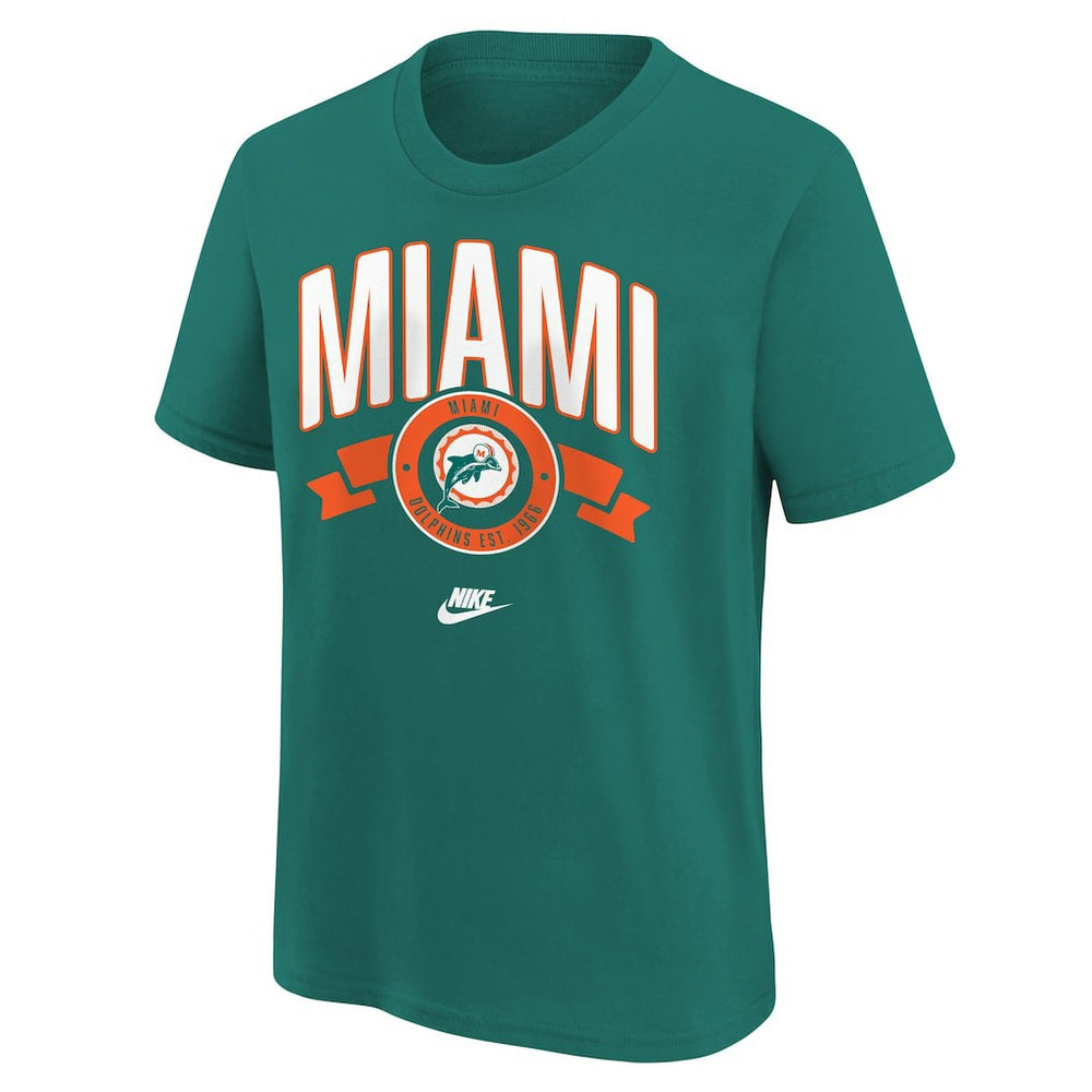 Miami Dolphins Youth Rewind Front & Back Essential T-Shirt | NFL On sale