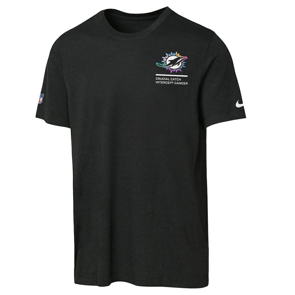 Miami Dolphins Youth 2025 NFL Crucial Catch Tri-Blend Dri-FIT T-Shirt | NFL Discount