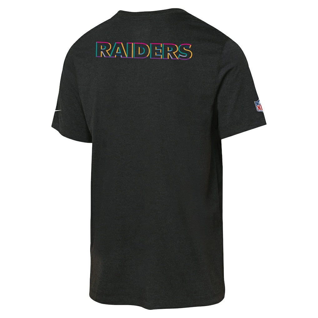 Las Vegas Raiders Youth 2025 NFL Crucial Catch Tri-Blend Dri-FIT T-Shirt | NFL Discount