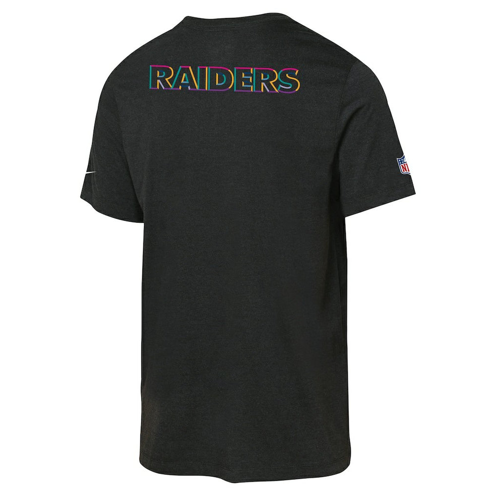 Las Vegas Raiders Youth 2025 NFL Crucial Catch Tri-Blend Dri-FIT T-Shirt | NFL Discount