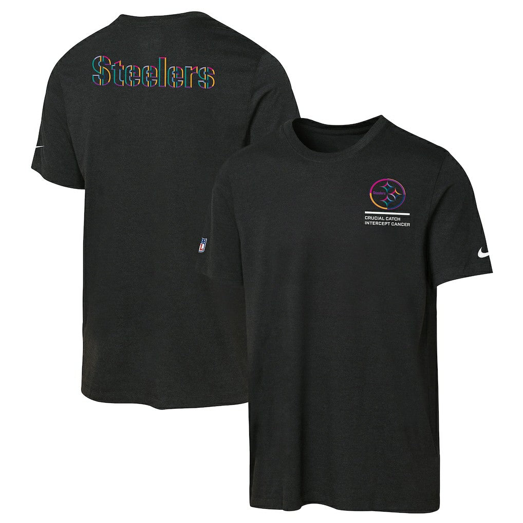 Pittsburgh Steelers Youth 2025 NFL Crucial Catch Tri-Blend Dri-FIT T-Shirt | NFL Outlet