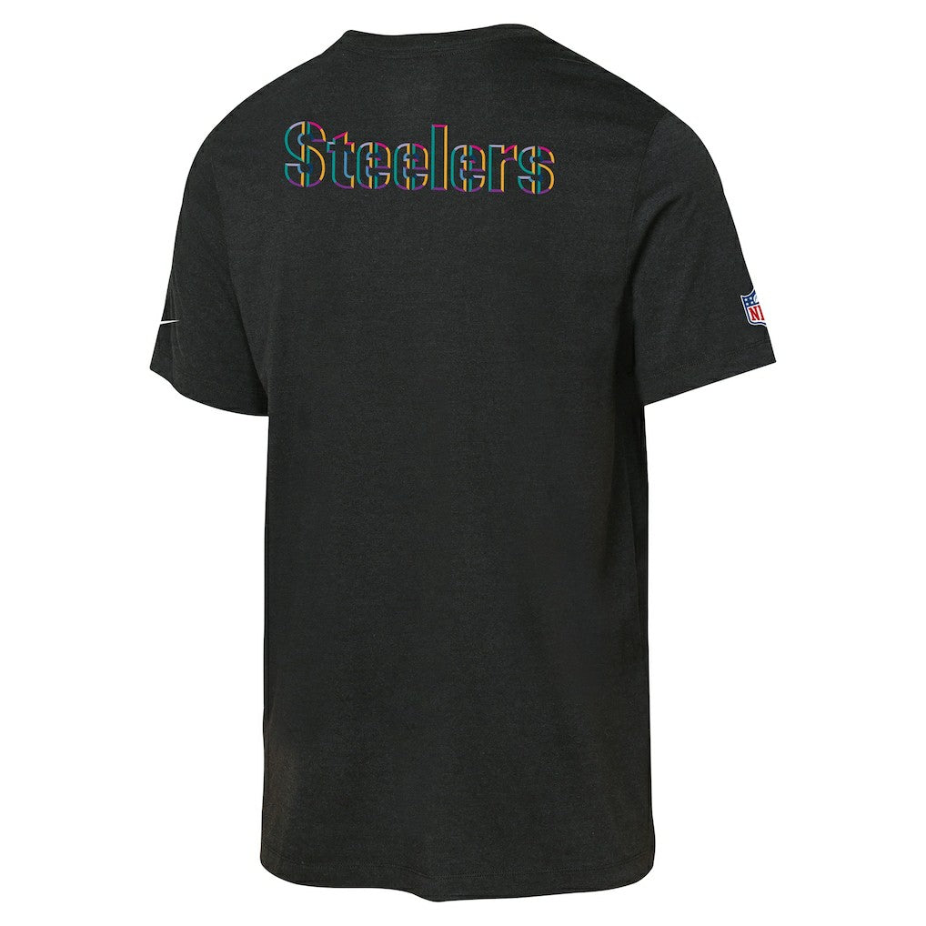 Pittsburgh Steelers Youth 2025 NFL Crucial Catch Tri-Blend Dri-FIT T-Shirt | NFL Outlet