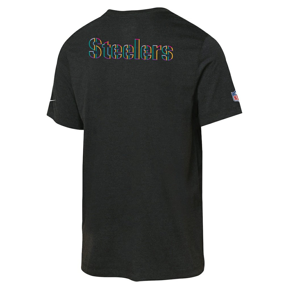 Pittsburgh Steelers Youth 2025 NFL Crucial Catch Tri-Blend Dri-FIT T-Shirt | NFL Outlet