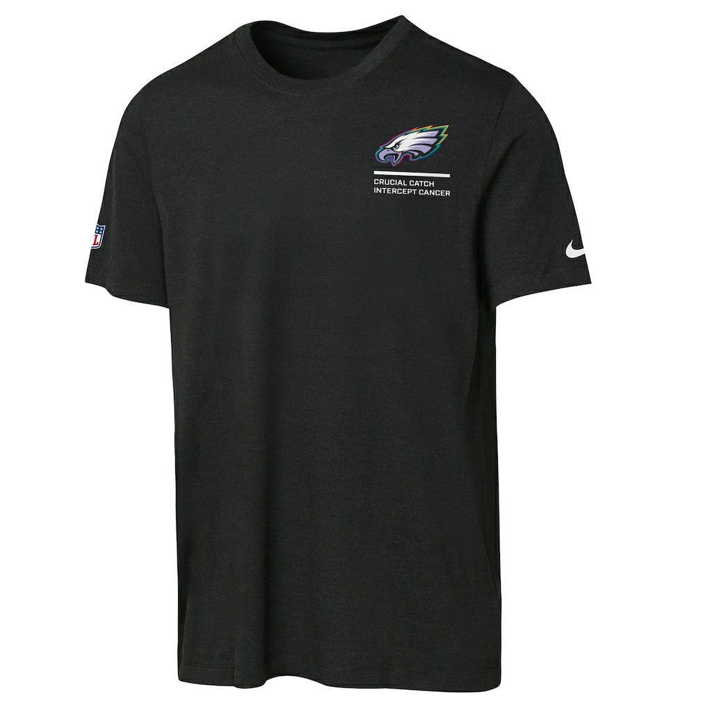 Philadelphia Eagles Youth 2025 NFL Crucial Catch Tri-Blend Dri-FIT T-Shirt | NFL Sale