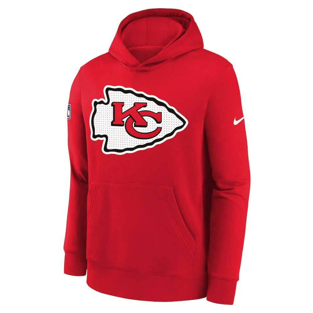 Kansas City Chiefs Youth Sideline Club Fleece Hoodie | NFL New