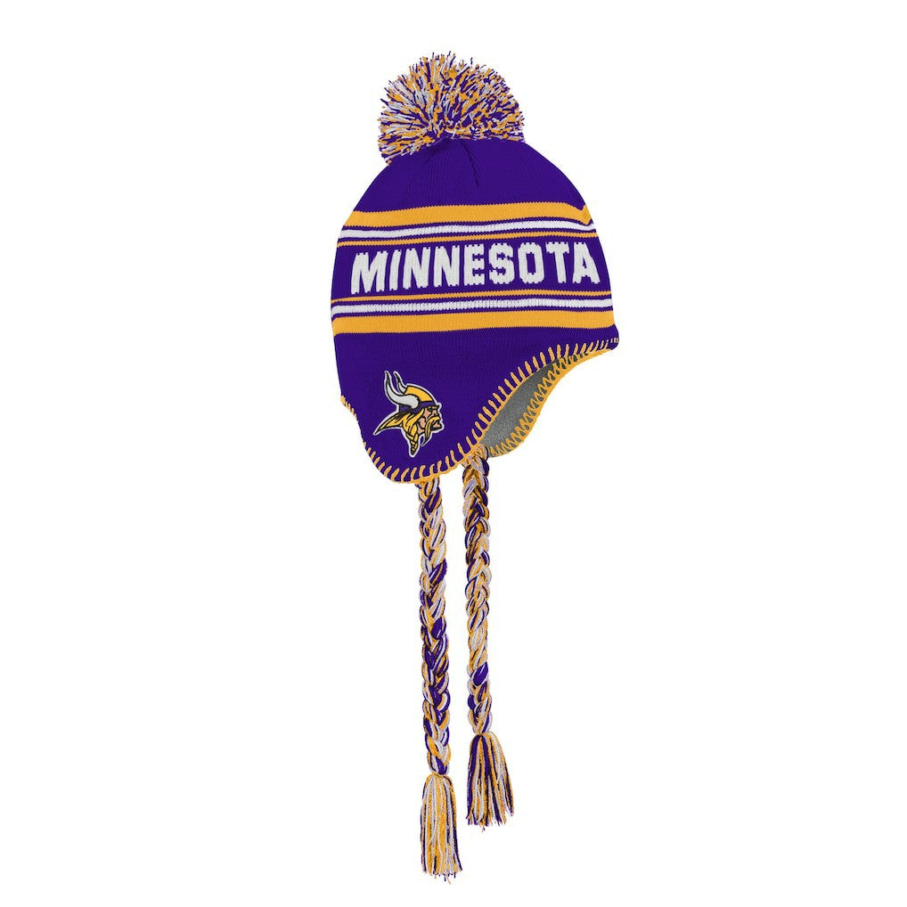 Minnesota Vikings Preschool Jacquard Tassel Knit Hat with Pom | NFL Near me