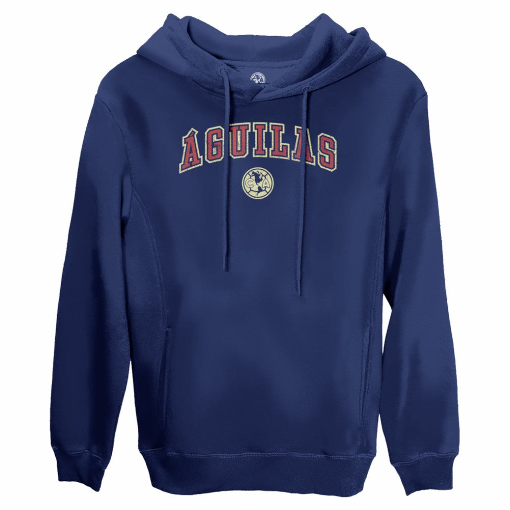 Club America 1863FC Athletic Wordmark Fleece Pullover Hoodie