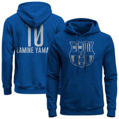 Lamine Yamal Barcelona 1863FC Player Fleece Pullover Hoodie