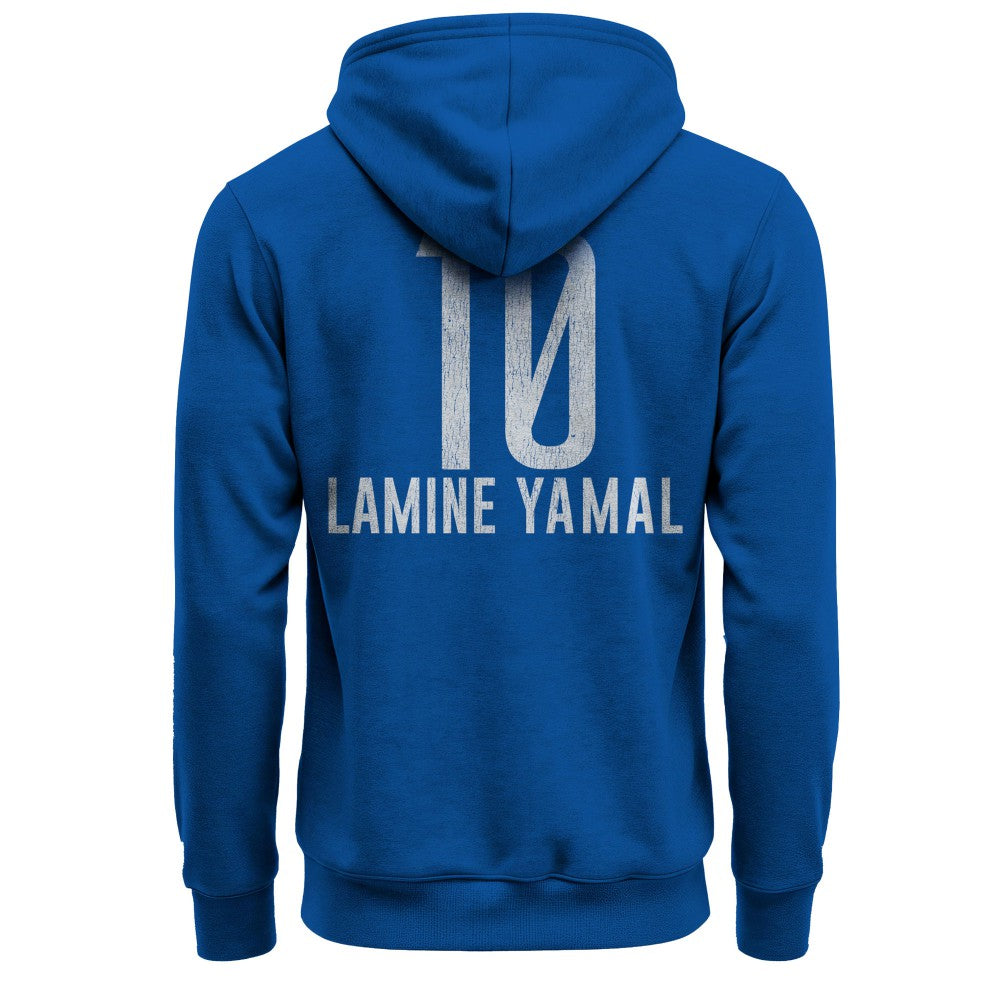 Lamine Yamal Barcelona 1863FC Player Fleece Pullover Hoodie