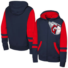 Cleveland Guardians Outerstuff Youth Stadium Colorblock Full-Zip Hoodie - MLB Hoodies