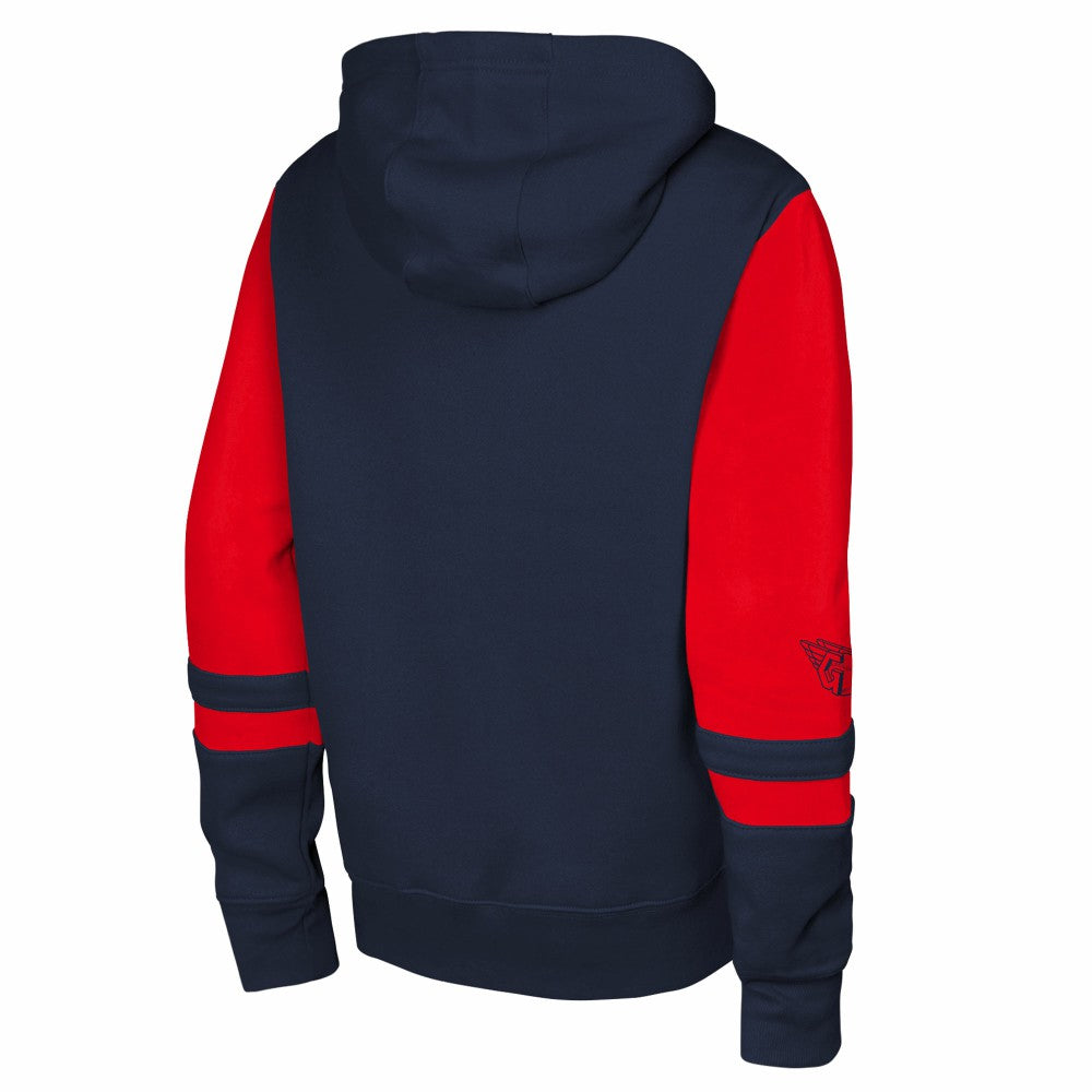 Cleveland Guardians Outerstuff Youth Stadium Colorblock Full-Zip Hoodie - MLB Hoodies