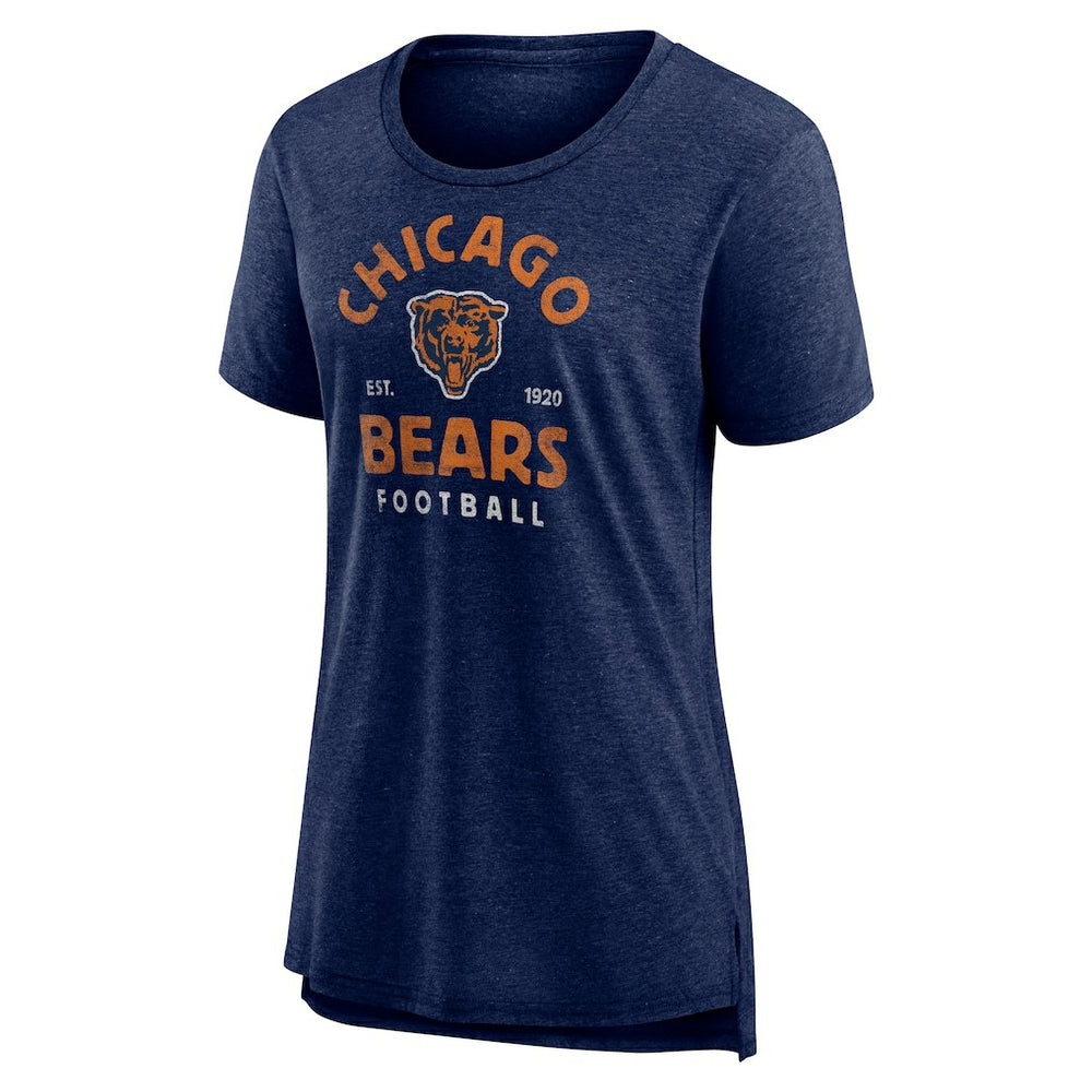 Chicago Bears Women's Vintage Arch Tri-Blend T-Shirt | NFL Outlet