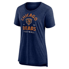Chicago Bears Women's Vintage Arch Tri-Blend T-Shirt | NFL Outlet