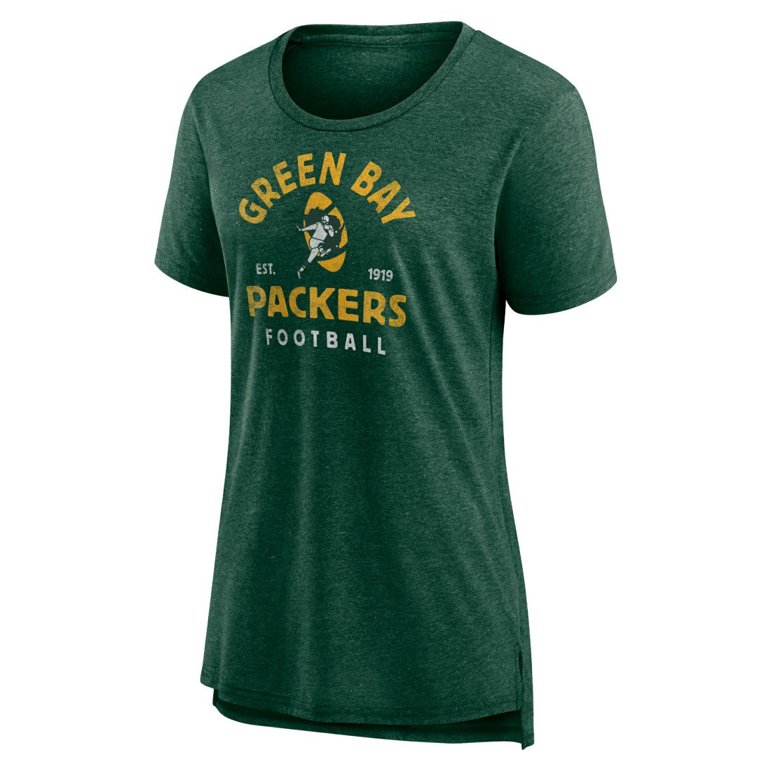 Green Bay Packers Women's Vintage Arch Tri-Blend T-Shirt | NFL Online