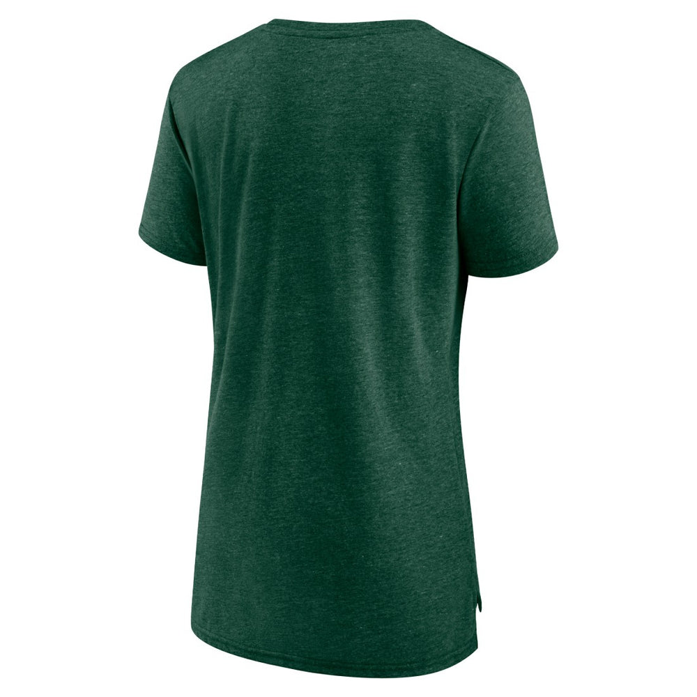 Green Bay Packers Women's Vintage Arch Tri-Blend T-Shirt | NFL Online