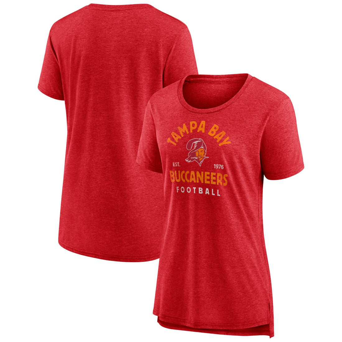 Tampa Bay Buccaneers Women's Vintage Arch Tri-Blend T-Shirt | NFL Hot