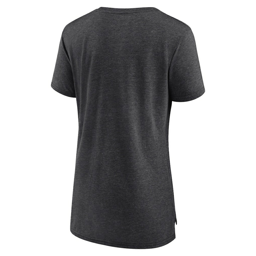 Carolina Panthers Women's Vintage Arch Tri-Blend T-Shirt | NFL Outlet