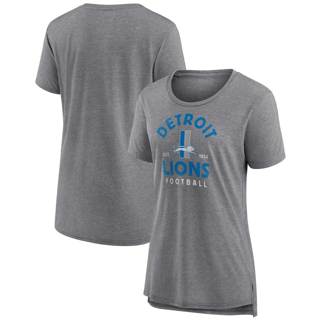 Detroit Lions Women's Vintage Arch Tri-Blend T-Shirt | NFL On sale