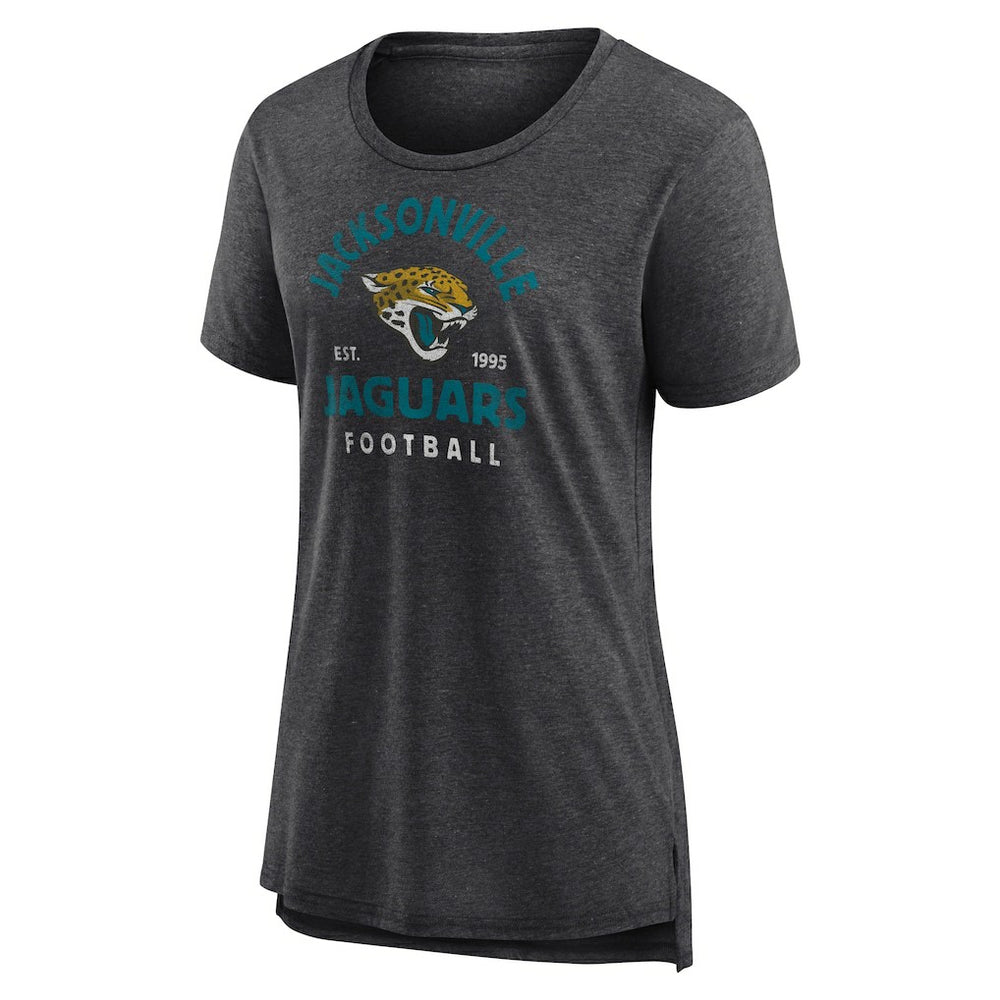 Jacksonville Jaguars Women's Vintage Arch Tri-Blend T-Shirt | NFL Hot