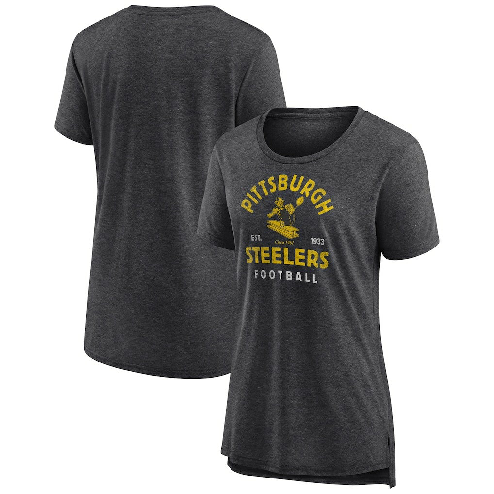 Pittsburgh Steelers Women's Vintage Arch Tri-Blend T-Shirt | NFL Near me