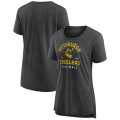 Pittsburgh Steelers Women's Vintage Arch Tri-Blend T-Shirt | NFL Near me