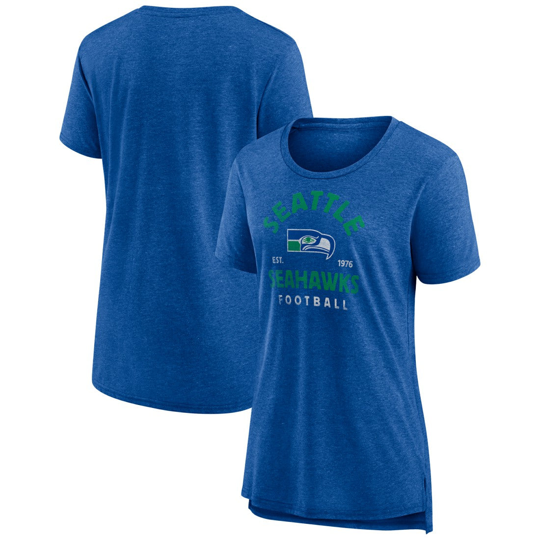 Seattle Seahawks Women's Vintage Arch Tri-Blend T-Shirt | NFL US