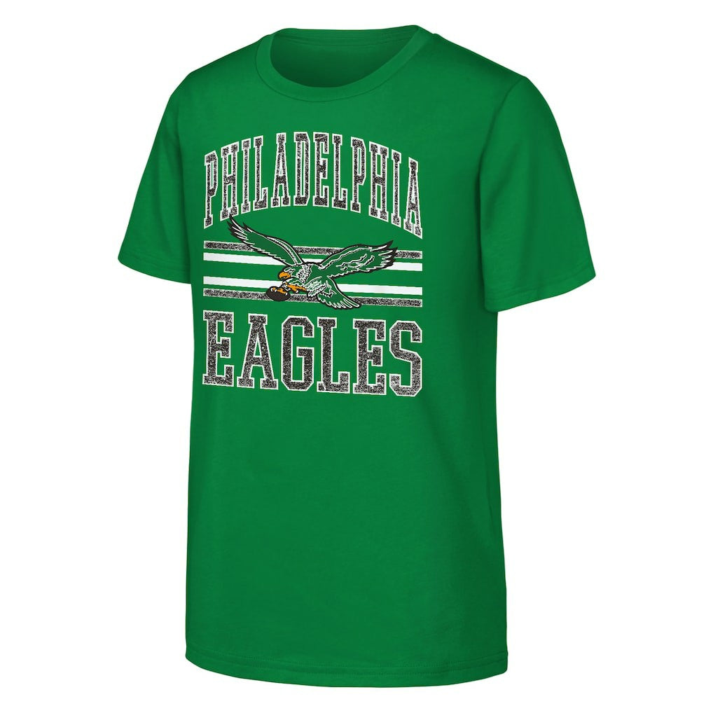 Philadelphia Eagles Outerstuff Youth Thrift Style T-Shirt | NFL Outlet