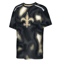 New Orleans Saints Outerstuff Youth End Zone Dri-Tek T-Shirt | NFL Online
