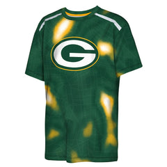 Green Bay Packers Outerstuff Youth End Zone Dri-Tek T-Shirt | NFL Hot