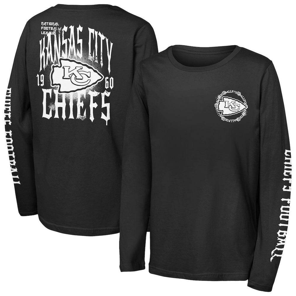 Kansas City Chiefs Outerstuff Youth Rumble Long Sleeve T-Shirt | NFL Online