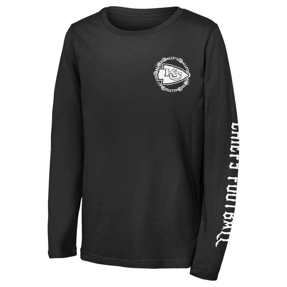 Kansas City Chiefs Outerstuff Youth Rumble Long Sleeve T-Shirt | NFL Online