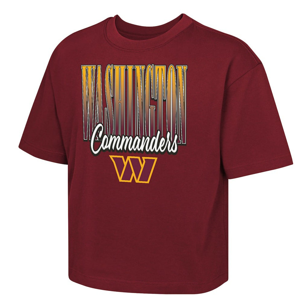 Washington Commanders Outerstuff Girls Youth Big City Boxy T-Shirt | NFL Sale