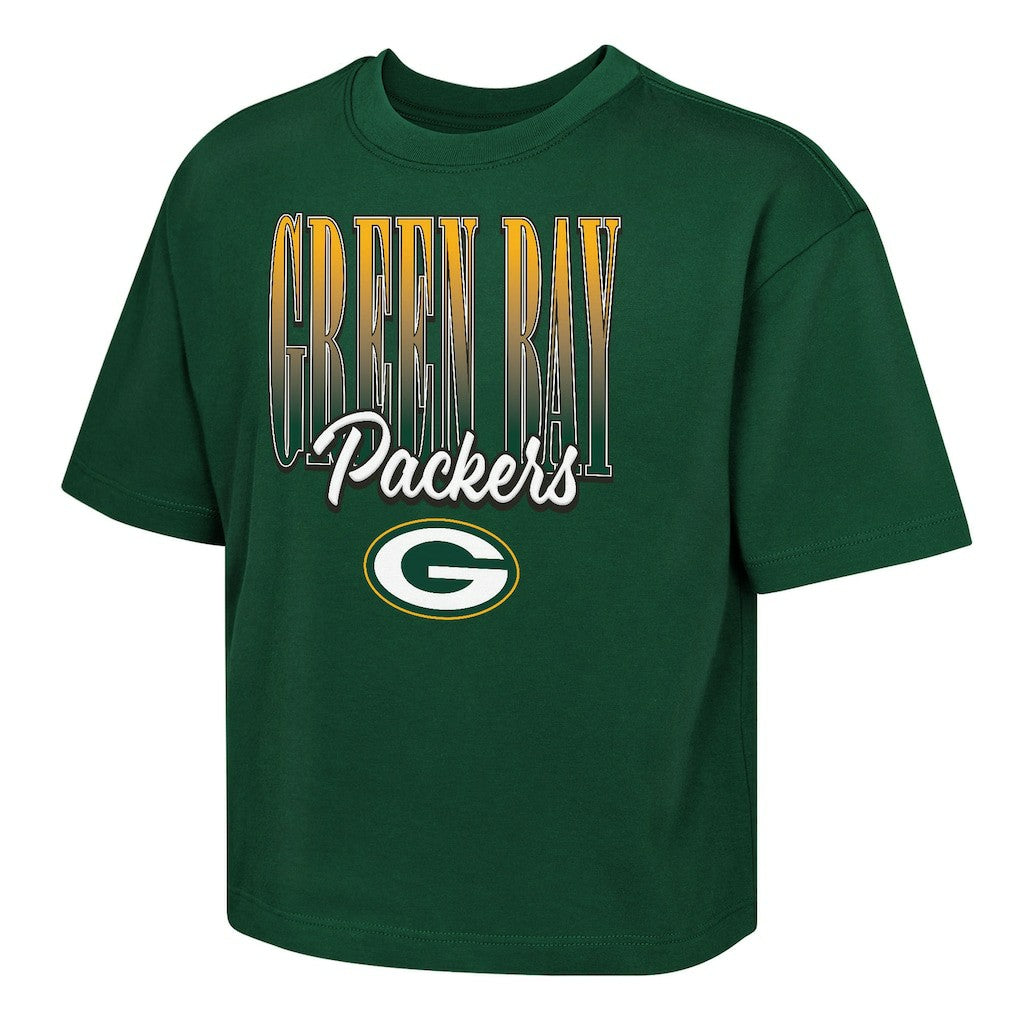 Green Bay Packers Outerstuff Girls Youth Big City Boxy T-Shirt | NFL Near me