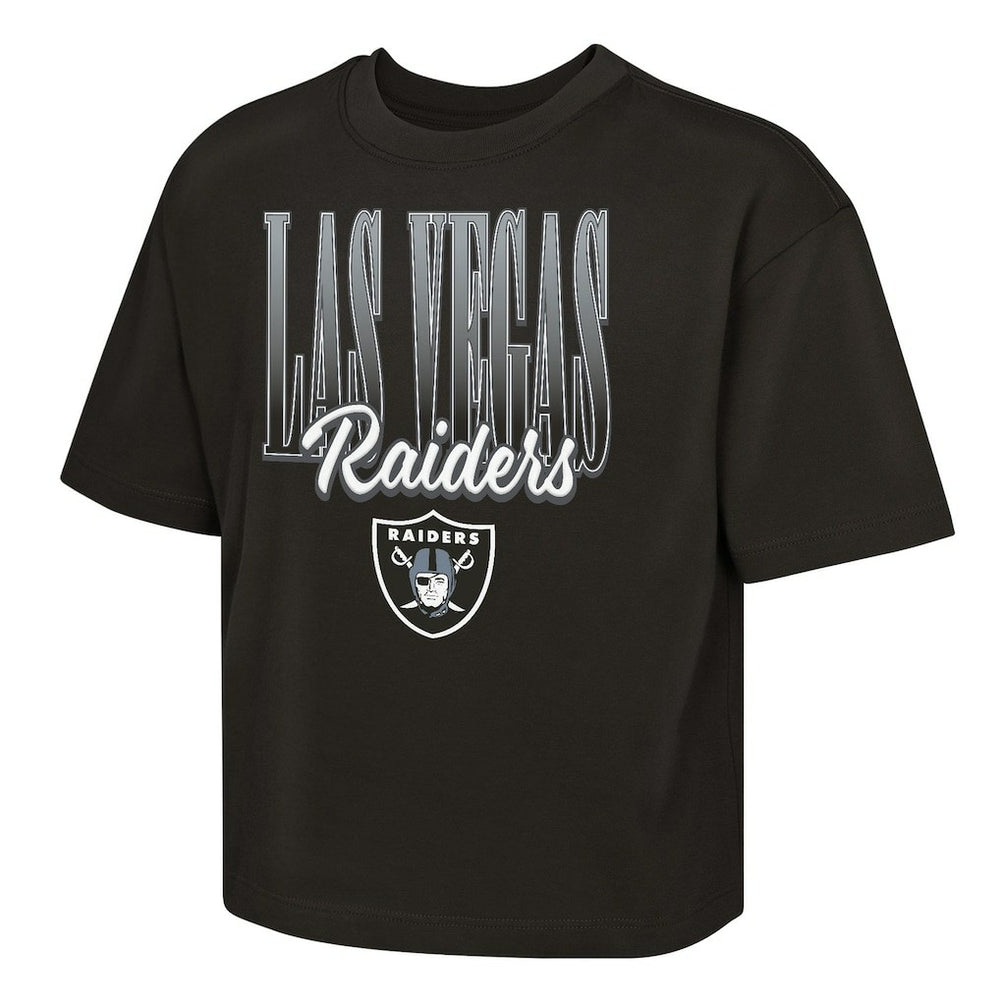Las Vegas Raiders Outerstuff Girls Youth Big City Boxy T-Shirt | NFL Near me