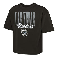 Las Vegas Raiders Outerstuff Girls Youth Big City Boxy T-Shirt | NFL Near me