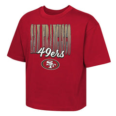San Francisco 49ers Outerstuff Girls Youth Big City Boxy T-Shirt | NFL Online