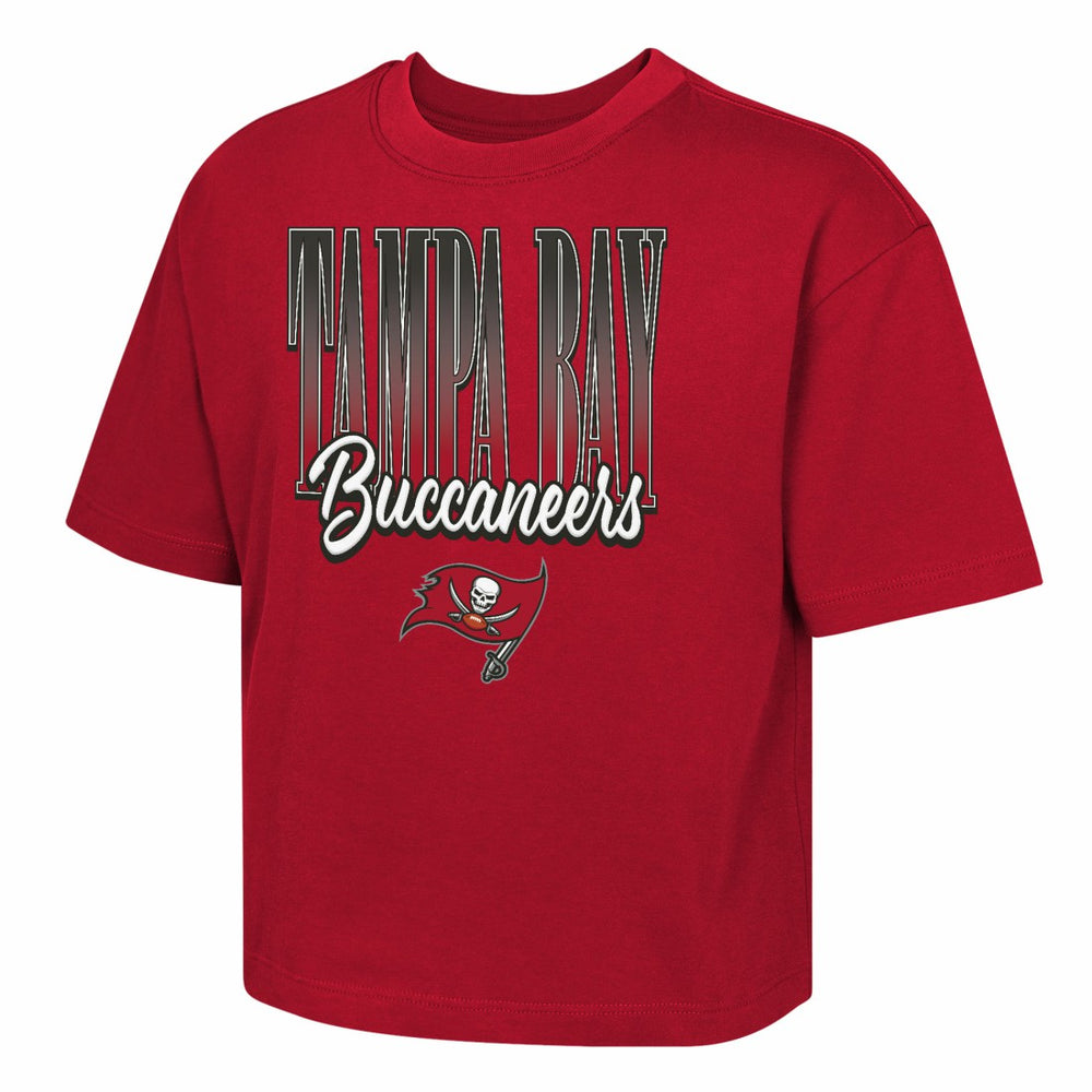 Tampa Bay Buccaneers Outerstuff Girls Youth Big City Boxy T-Shirt | NFL Discount