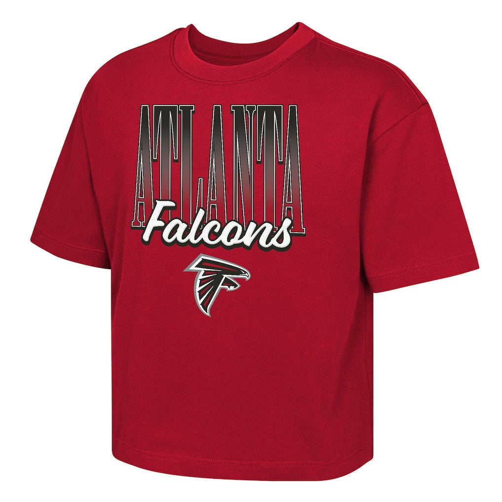 Atlanta Falcons Outerstuff Girls Youth Big City Boxy T-Shirt | NFL Online