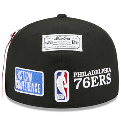 Black Philadelphia 76ers x Alpha Industries 59FIFTY Fitted Hat | NBA
