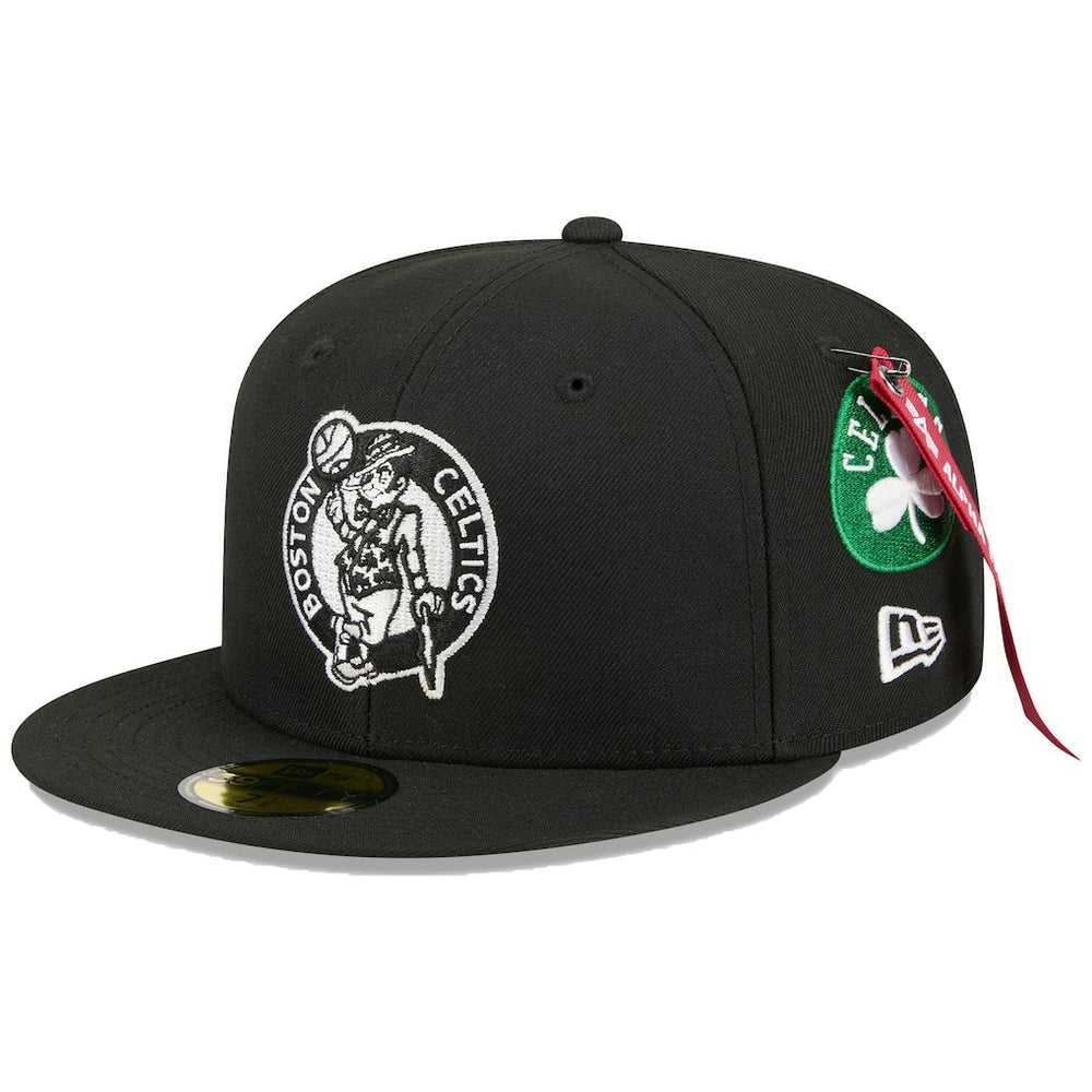 Black Boston Celtics x Alpha Industries 59FIFTY Fitted Hat | NBA