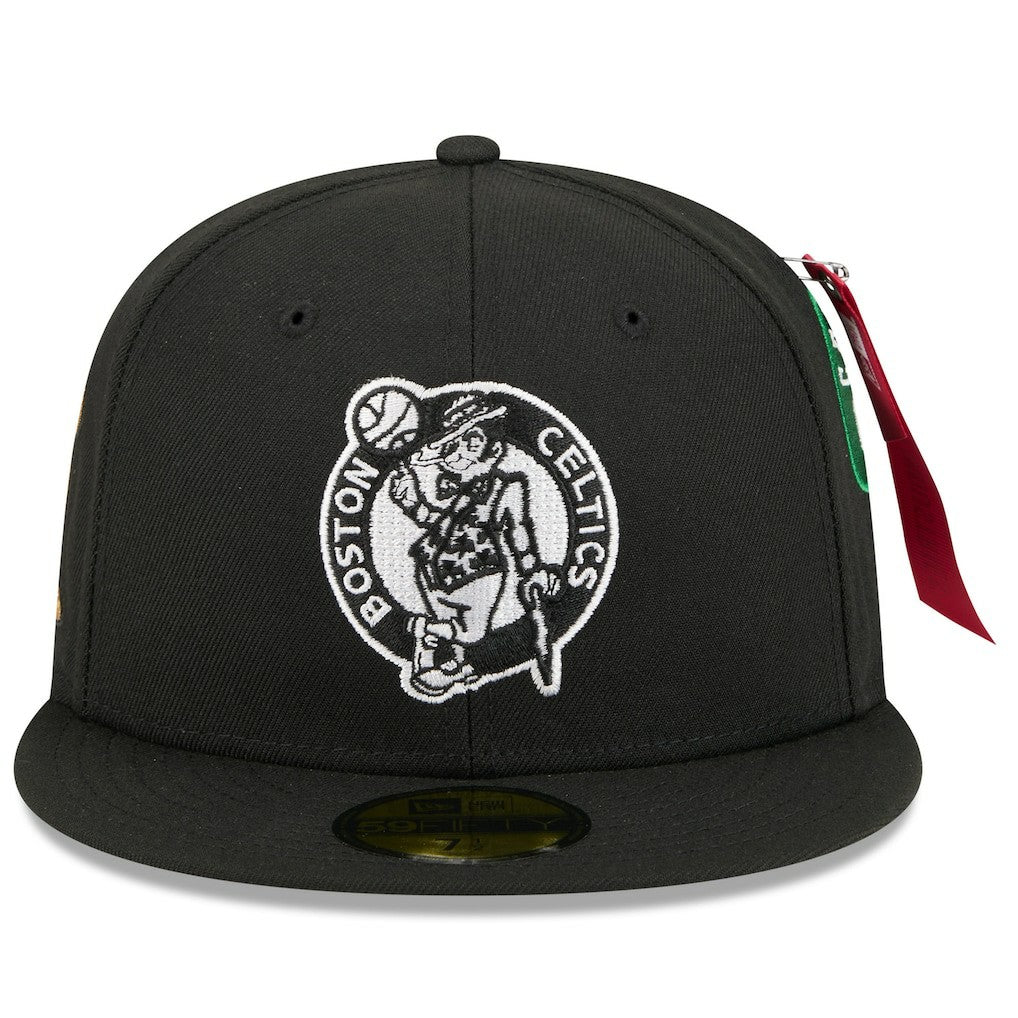 Black Boston Celtics x Alpha Industries 59FIFTY Fitted Hat | NBA