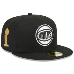 Black New York Knicks x Alpha Industries 59FIFTY Fitted Hat | NBA