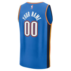 Blue Oklahoma City Thunder Fast Break Custom Jersey | NBA